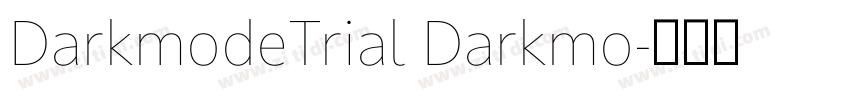 DarkmodeTrial Darkmo字体转换